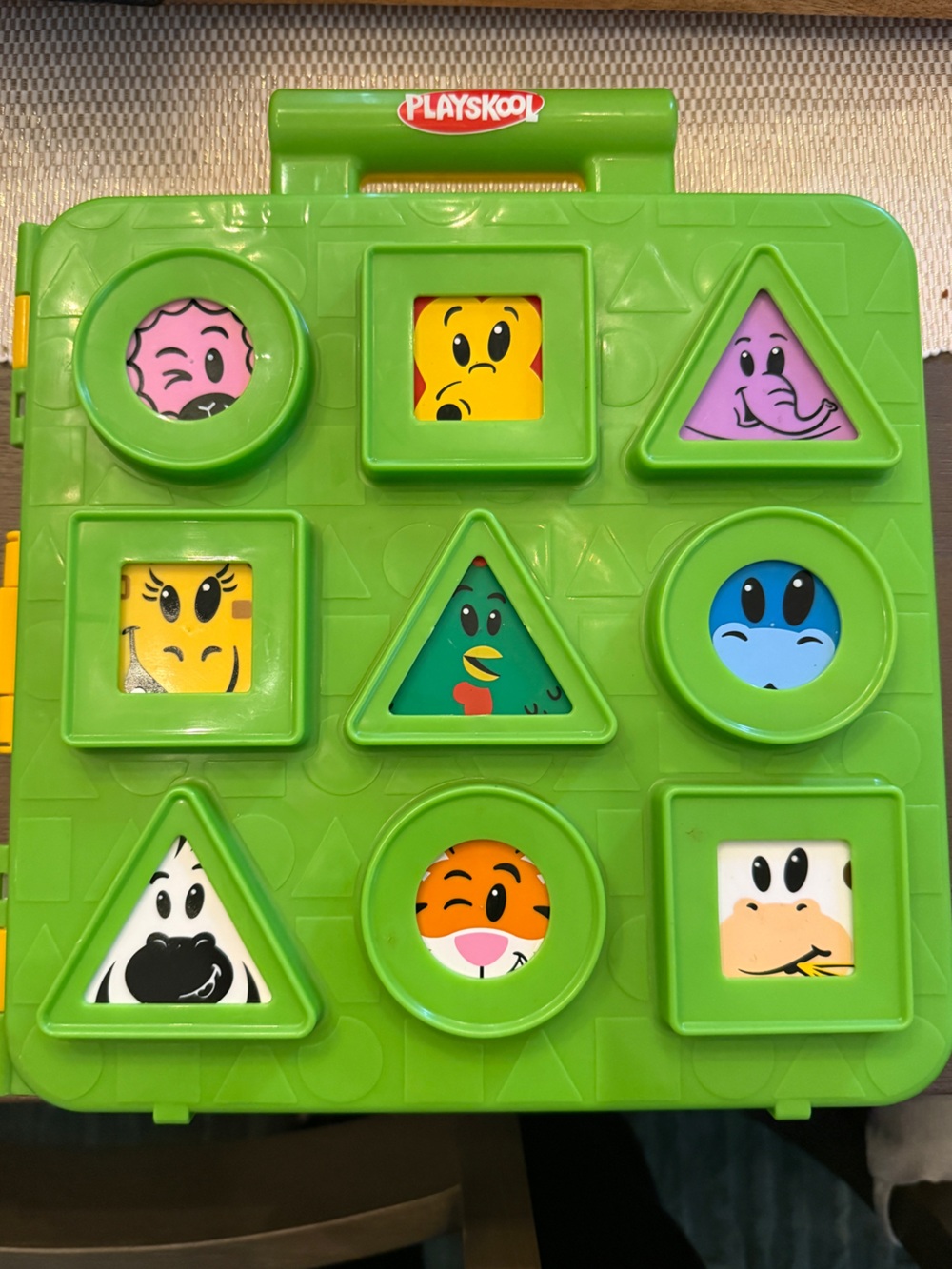 Playskool Blocksters Shape Sorting Activity Puzzle Case Complete